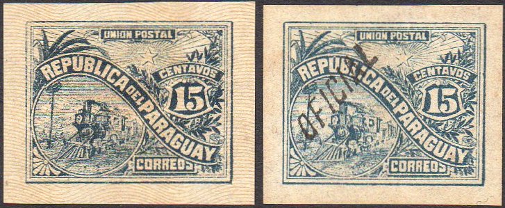 Paraguay 1886 Official First Printing feature